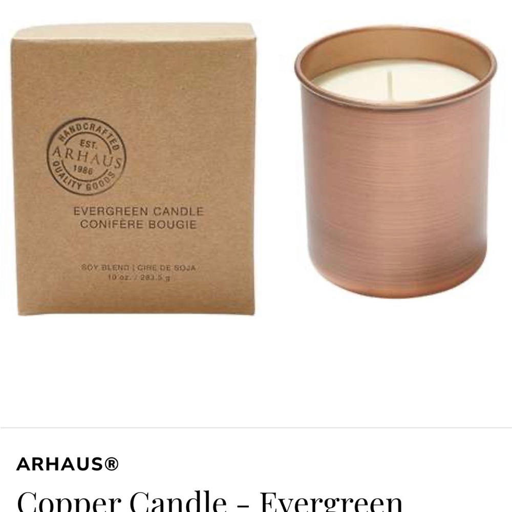 ARHAUS Copper Candle - Evergreen